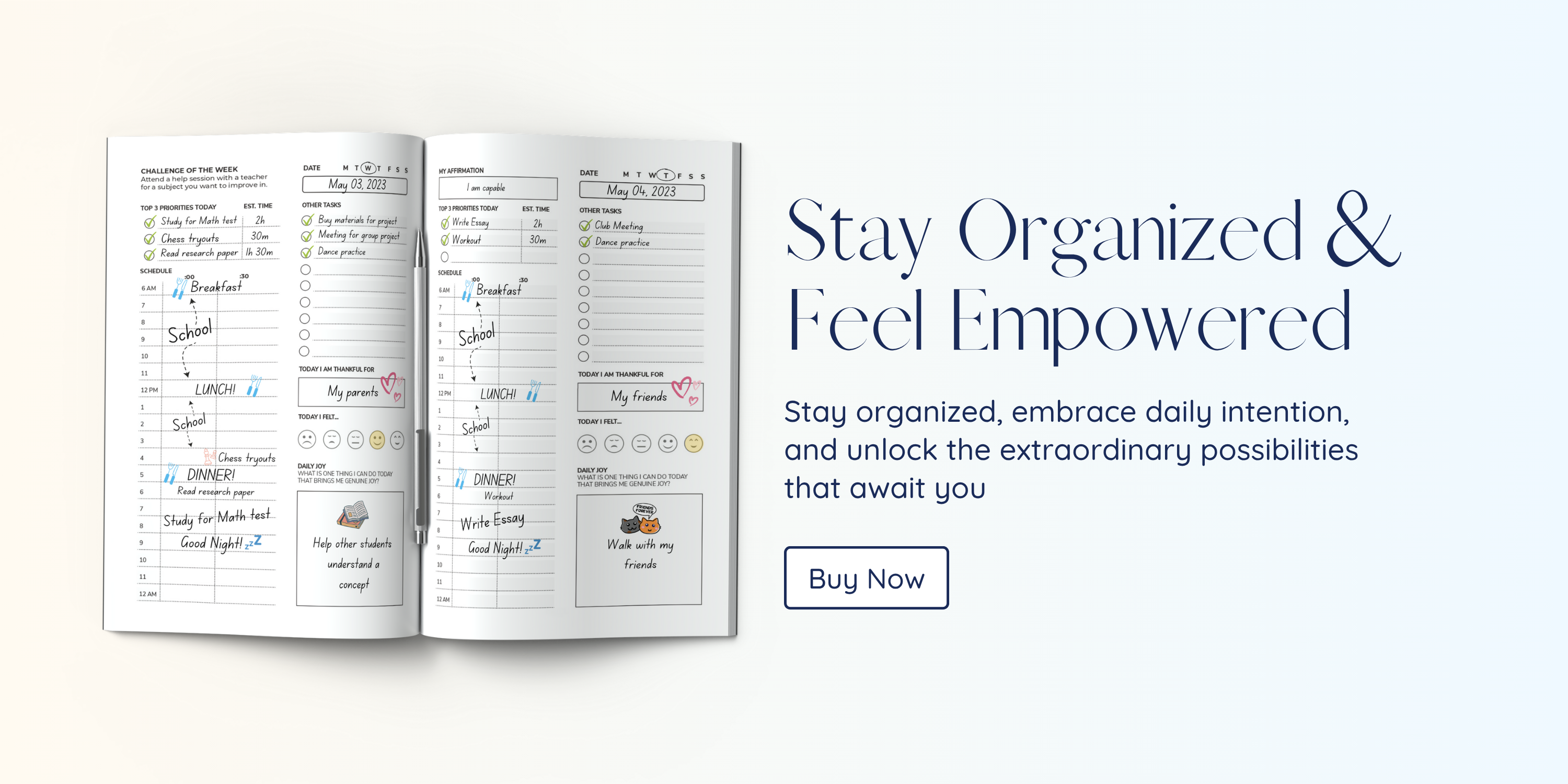 Journey 180 Planner Mock-up